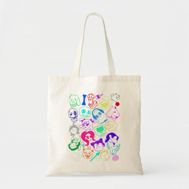 Undertale Doodle Mashup  Tote Bag (Front)