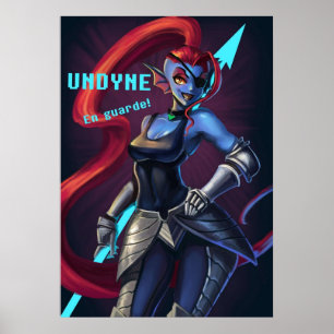 Undertale Undyne Poster