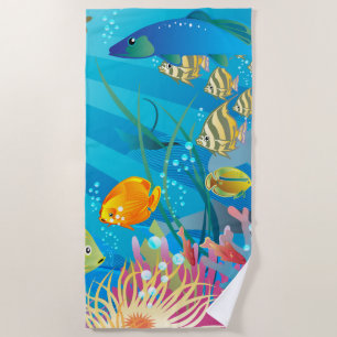 Underwater 2 Beach Towel
