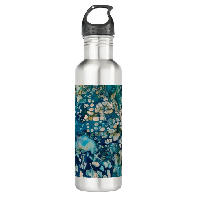 Underwater Abstract Fantasy   710 Ml Water Bottle (Front)