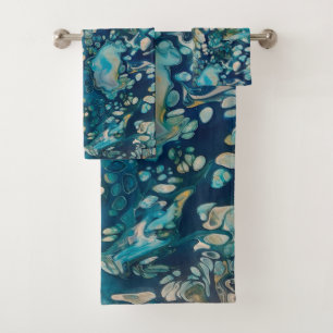 Underwater Abstract Fantasy Bath Towel Set