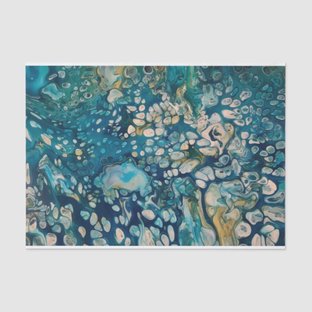 Underwater Abstract Fantasy  Tissue Paper (Front)