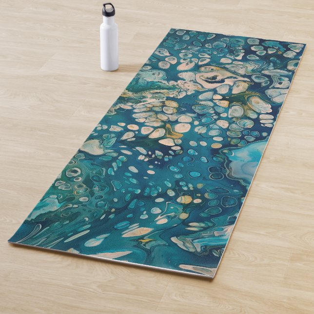Underwater Abstract Fantasy  Yoga Mat (In Situ)
