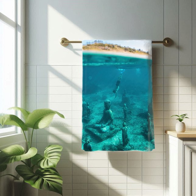 Underwater Adventure Swimming Bath Towel (Creator Uploaded)