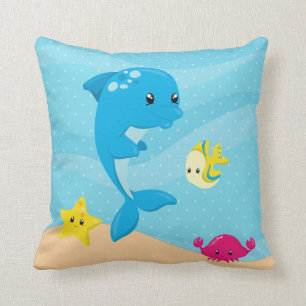 Underwater animals cushion