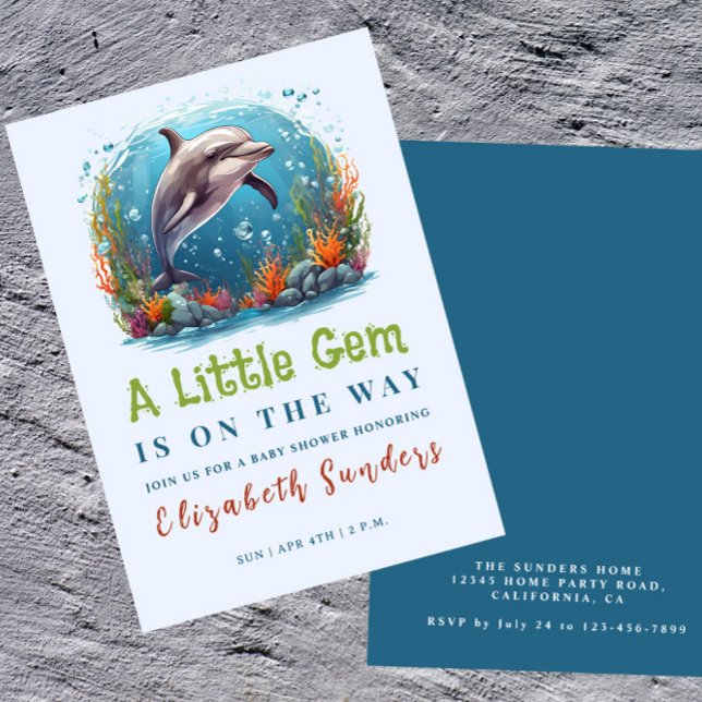 Underwater Baby Shower Invitations (Creator Uploaded)