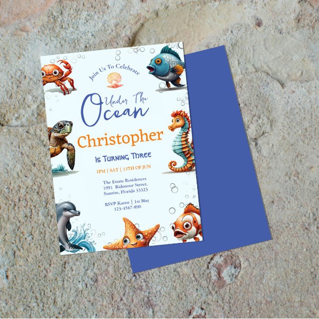 Underwater Birthday Invitation (Creator Uploaded)