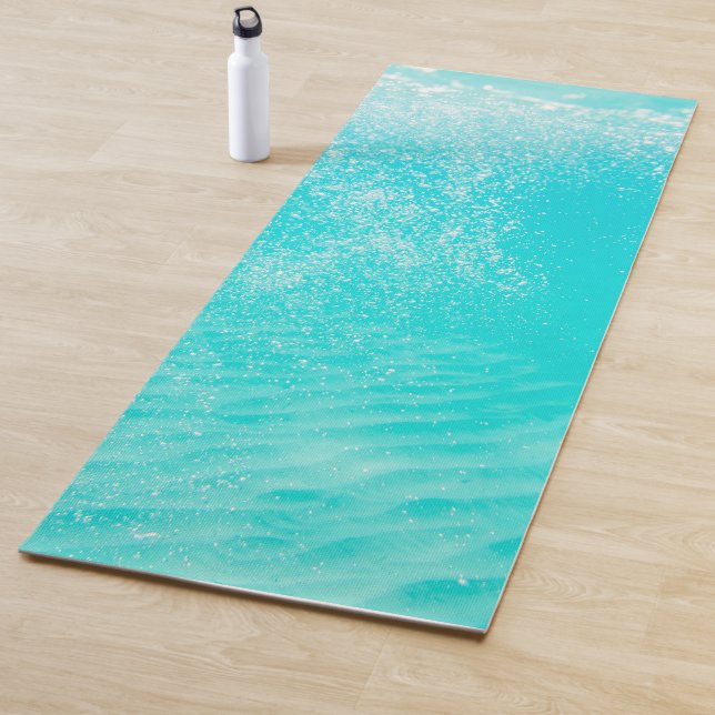 Underwater Caribbean Bubbles Dream 3 Yoga Mat (In Situ)