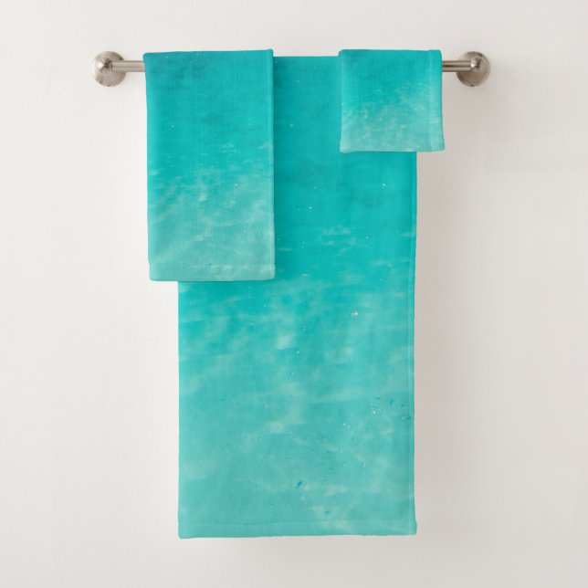 Underwater Caribbean Bubbles Dream 5 Bath Towel Set (Insitu)