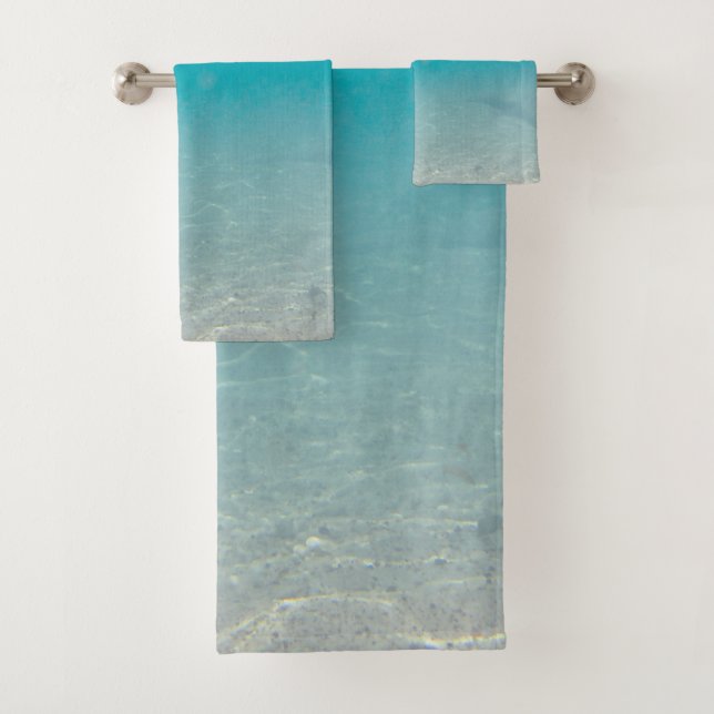 Underwater Caribbean Sea Dream 3 Bath Towel Set (Insitu)