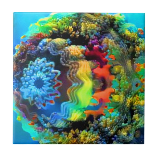 Underwater Ceramic Tile (Front)