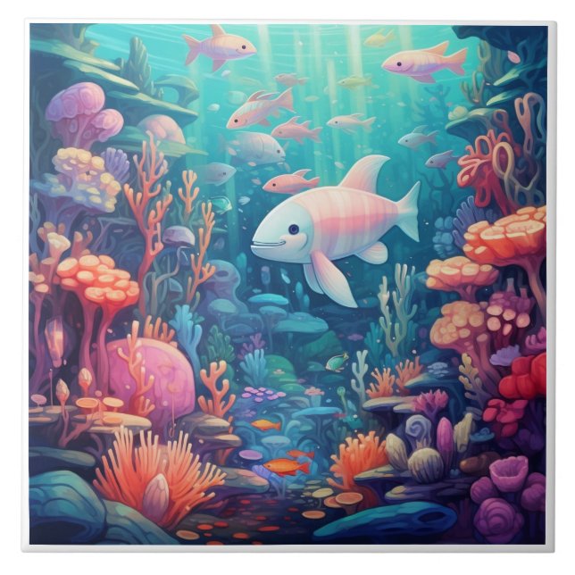 Underwater Ceremic tiles (Front)