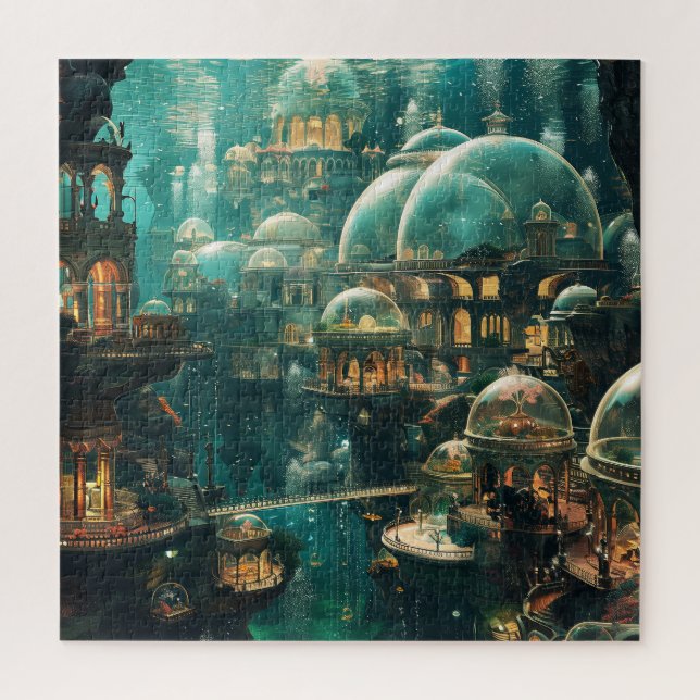 Underwater City Jigsaw Puzzle (Vertical)