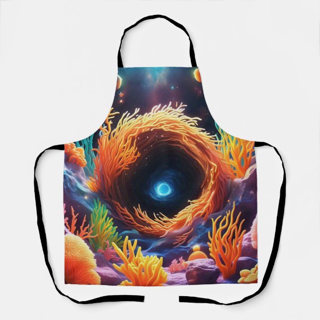Underwater Coral Vortex  Apron (Front)