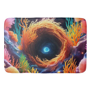 Underwater Coral Vortex  Bath Mat