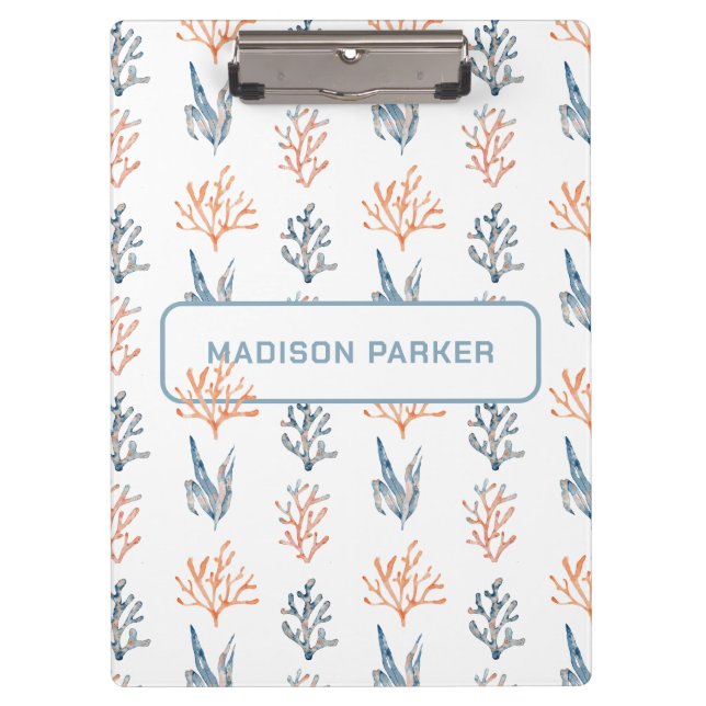 Underwater Corals  Clipboard (Front)