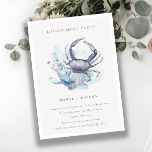 Underwater Crab Coral Costal Engagement Invite