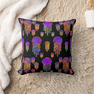 Underwater Dancing Rainbows Jet Cushion