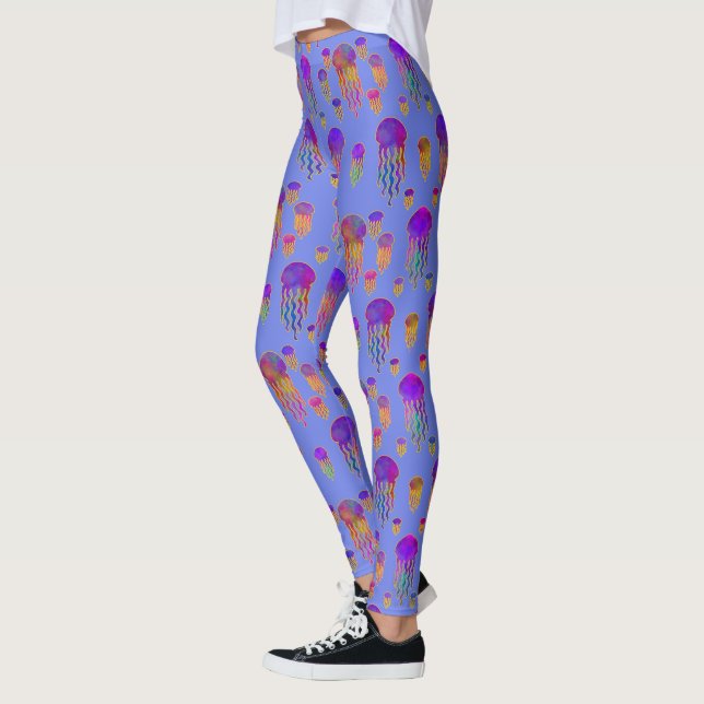 Underwater Dancing Rainbows Skylight Leggings (Left)