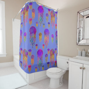 Underwater Dancing Rainbows Skylight Shower Curtain