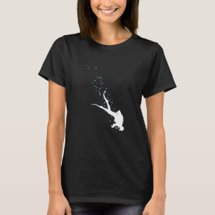 Underwater Divers Diving Swimming Sea Scuba Dive W T-Shirt