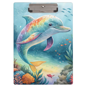 Underwater Dolphin Clipboard