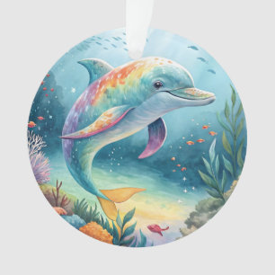 Underwater Dolphin Ornament