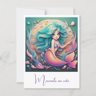 " UNDERWATER ENCHANTRESS "  POSTCARD