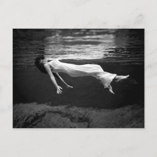 Underwater Fashion Photography Postcard