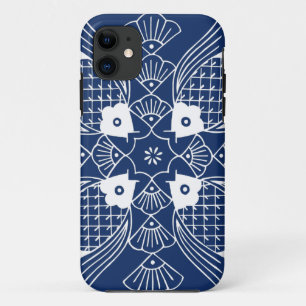 Underwater Fish Design with Blue Background iPhone 11 Case