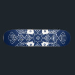 Underwater Fish Design with Blue Background Skateboard<br><div class="desc">A meeting of the fish minds,  this design showcases an underwater scene complete with seashells on a blue background. A great gift for an ichthyologist or anyone who loves the sight of fish having a swim!</div>