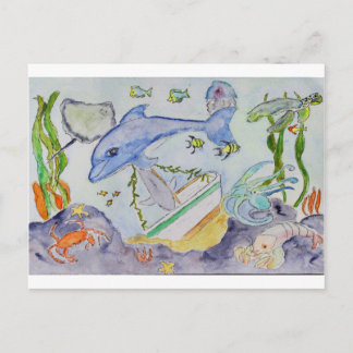 Underwater Fun Postcard