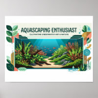 Underwater Garden Aquascaping Poster