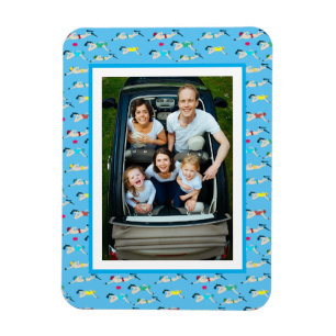 Underwater Hockey Design Photo Magnet