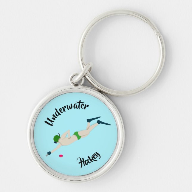 Underwater Hockey Key Ring (Front)