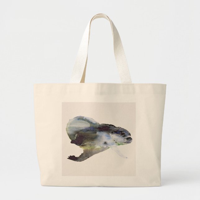 Underwater Large Tote Bag (Front)