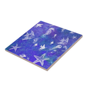 Underwater Life Ceramic Tile Wonderful World
