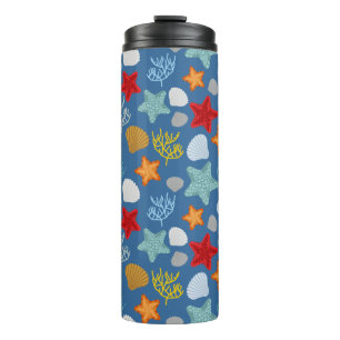 Underwater Life Pattern Thermal Tumbler