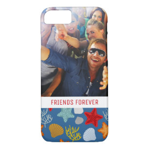 Underwater Life Pattern   Your Photo & Text iPhone 8/7 Case