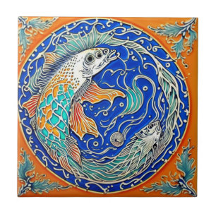 Underwater life traditional ceramic art no 3 ceramic tile