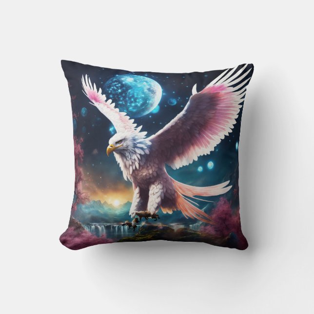 Underwater Long Exposure Photography Style Pillow  (Front)