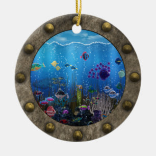 Underwater Love - Ceramic Ornament