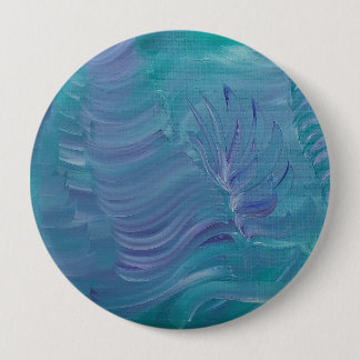 Underwater Magic Unique Colourful Abstract Art 10 Cm Round Badge