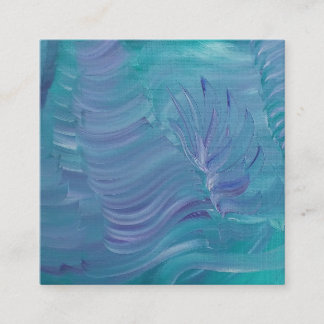 Underwater Magic Unique Colourful Abstract Art Calling Card