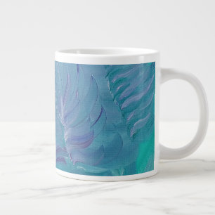 Underwater Magic Unique Colourful Abstract Art Large Coffee Mug