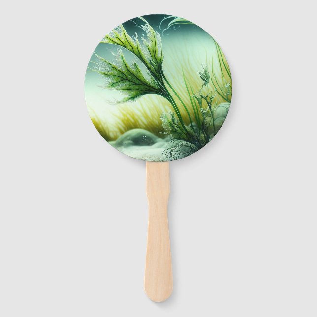 Underwater Majesty Hand Fan (Back)