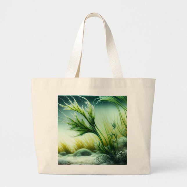 Underwater Majesty Large Tote Bag (Front)