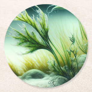 Underwater Majesty Round Paper Coaster