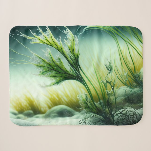 Underwater Majesty Sherpa Blanket (Front (Horizontal))