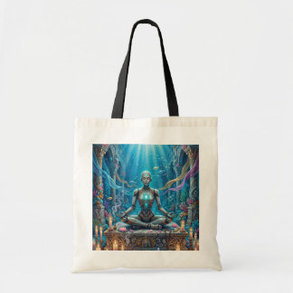 Underwater Meditation Robot – Spiritual Tote Bag
